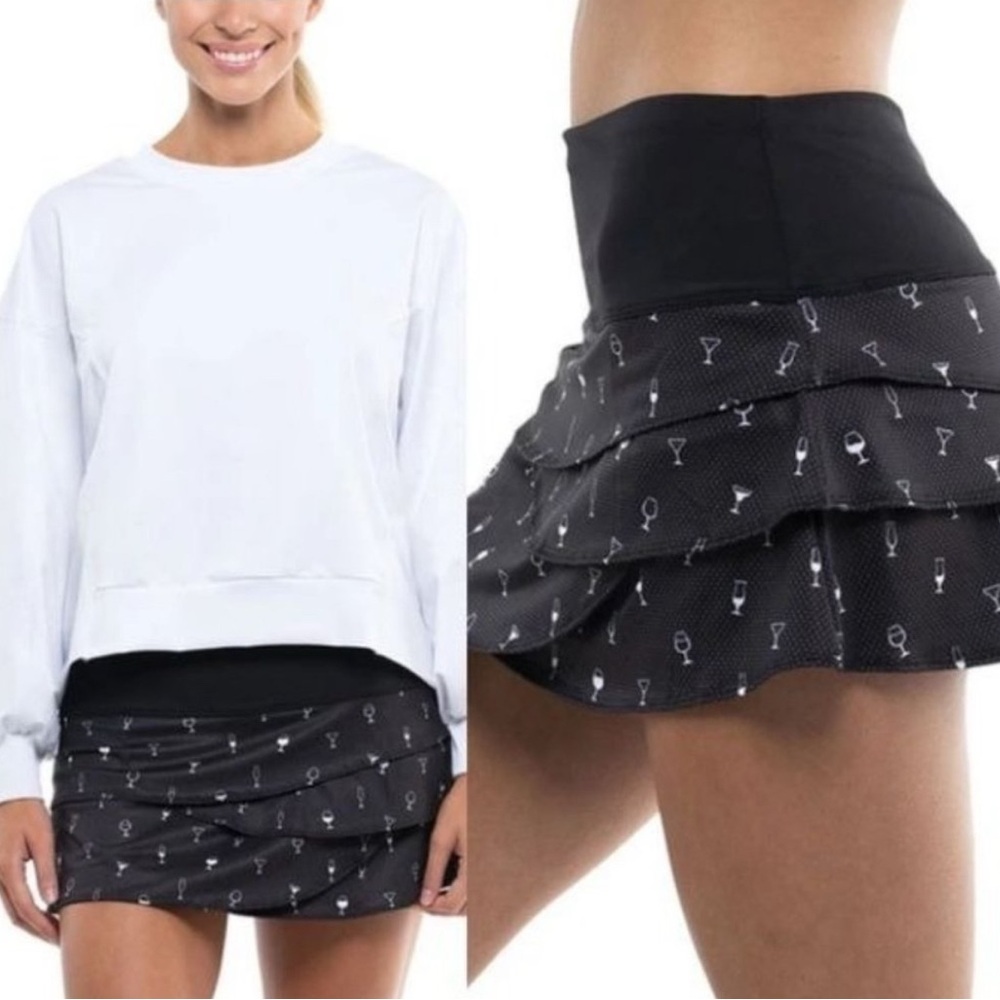 Lucky in Love Cheers to You Skort skirt size Small Tennis skirt - Picture 7 of 7